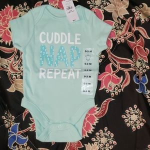 Unisex printed bodysuit for baby